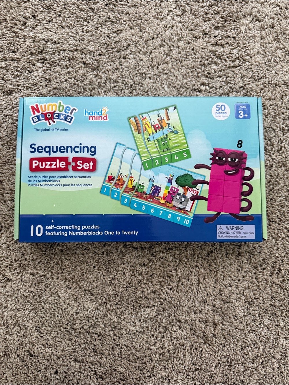 Numberblocks Sequencing Puzzle Set